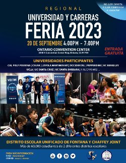 Regional College Fair Flyer - Spanish